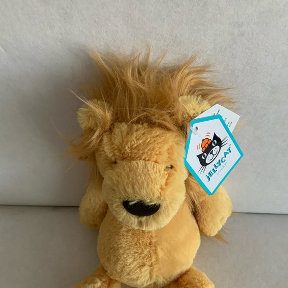 🎉LAST ONE🎉 Jellycat 8 in Small Bashful Lion Plush Toy - NWT - Picture 6 of 6